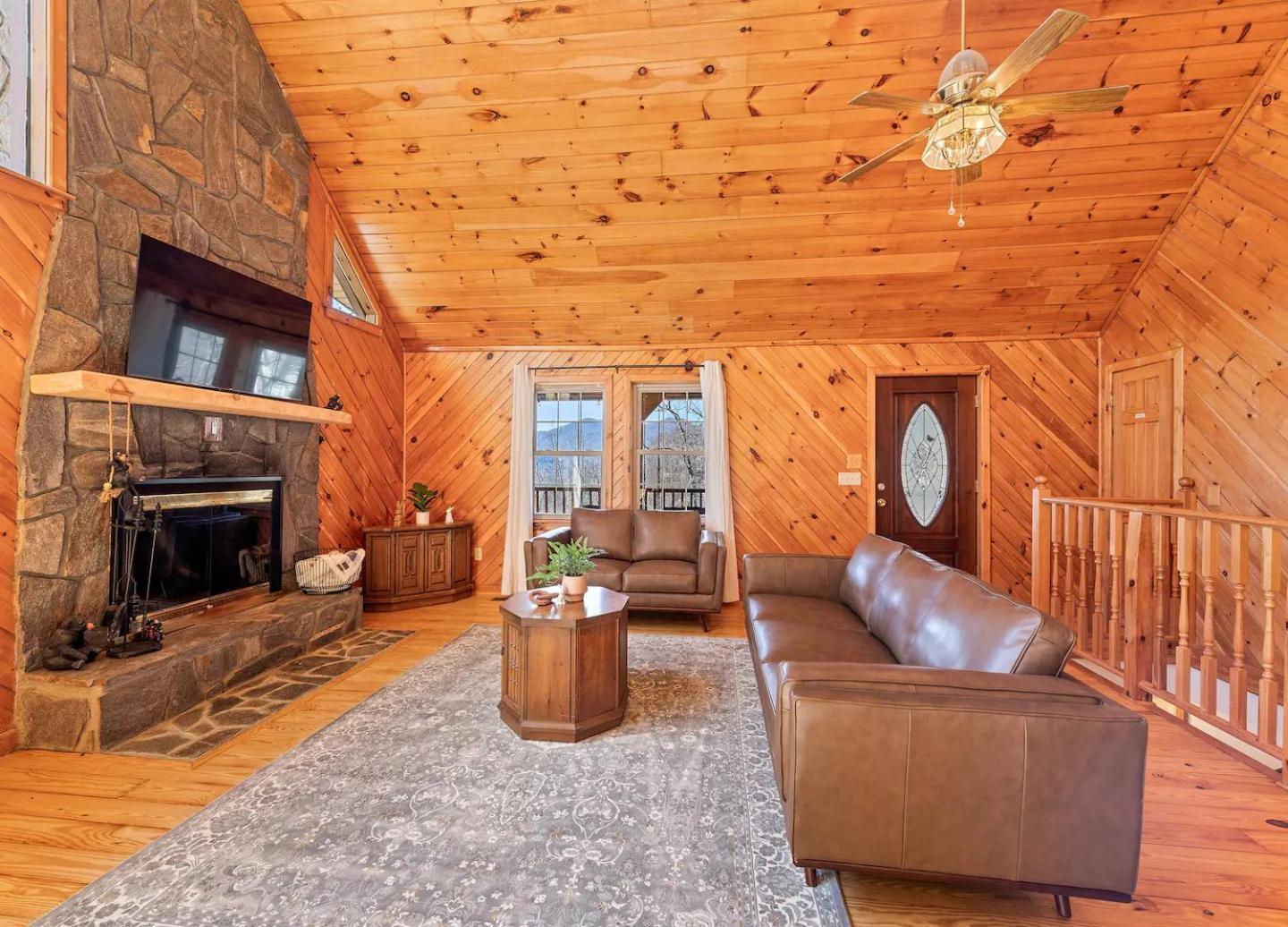 Maggie Valley Cabin With Beautiful Mountain Views, Hottub, Pet Friendly, Gameroom, Fireplace 외부 사진